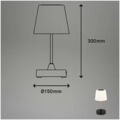 Brilo Mobiles Licht Compa Schwarz Ø 12,5 Cm / 1 X LED / 3 W -Lampen & Leuchten affär 565510 7