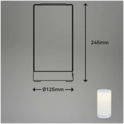 Brilo Akku-Tischleuchte Lama Chrom Matt 1 X LED / 3 W 13 Brilo Akku-Tischleuchte Lama Chrom Matt 1 X LED / 3 W -Lampen & Leuchten affär 565511 7