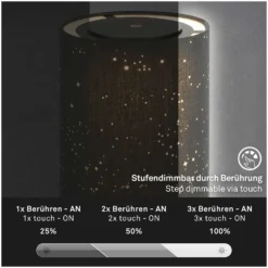 Brilo Akku-Tischleuchte Loni Schwarz 1 X LED / 3 W 11 Brilo Akku-Tischleuchte Loni Schwarz 1 X LED / 3 W -Lampen & Leuchten affär 565513 5