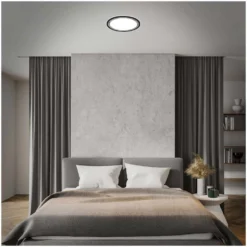 Brilo LED-Panel Slim Deco Schwarz-Silber Ø 420 Mm / 1 X LED / 22 W -Lampen & Leuchten affär 565514 4