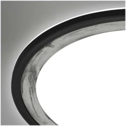 Brilo LED-Panel Slim Deco Schwarz-Silber Ø 420 Mm / 1 X LED / 22 W -Lampen & Leuchten affär 565514 5