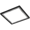 Brilo LED-Panel Slim Deco Schwarz-Silber 293 X 293 Mm / 1 X LED / 18 W