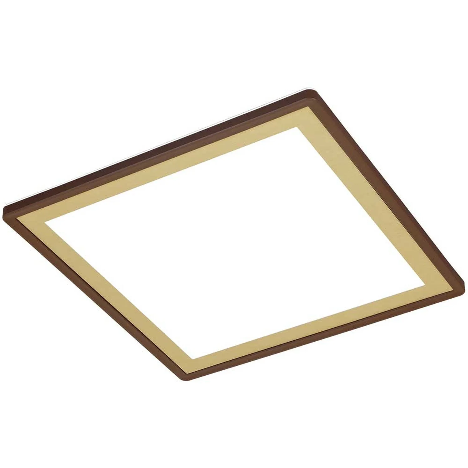 Brilo LED-Panel Slim Deco Braun-Gold 293 X 293 Mm / 1 X LED / 18 W 1 Brilo LED-Panel Slim Deco Braun-Gold 293 X 293 Mm / 1 X LED / 18 W