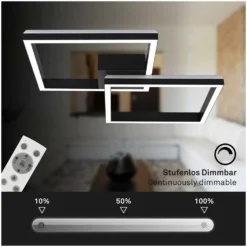 Brilo LED-Deckenleuchte Frame Back 2 X LED Schwarz 17 W 13 Brilo LED-Deckenleuchte Frame Back 2 X LED Schwarz 17 W -Lampen & Leuchten affär 566067 5