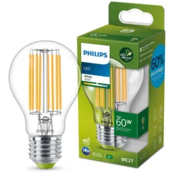 Philips LED-Leuchtmittel Standard Klar Weiss E27 / 60 W / 3'000 K / 840 Lm -Lampen & Leuchten affär 566069 3