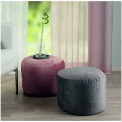 Neusser Collection Sitzhocker Rund Mauve 30 X 40 Cm