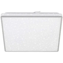 Brilo LED-Deckenleuchte Lino Matt Chrom 1 X LED / 15 W