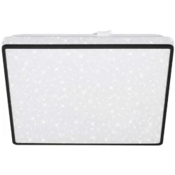 Brilo LED-Deckenleuchte Lino Schwarz 270 X 270 Mm / 1 X LED / 15 W