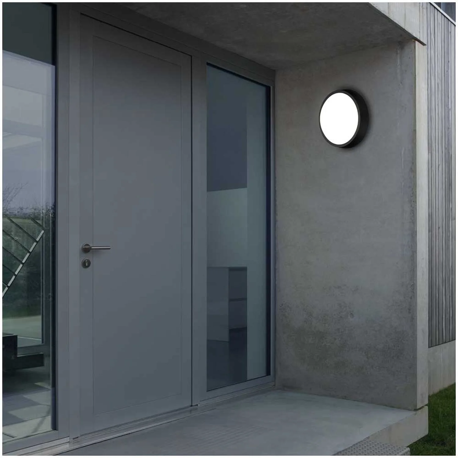 Brilo LED-Aussenleuchte Hagen Schwarz Ø 270 Mm / 1 X LED / 24 W 3 Brilo LED-Aussenleuchte Hagen Schwarz Ø 270 Mm / 1 X LED / 24 W – Bild 3