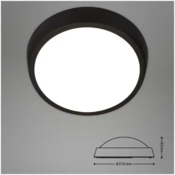 Brilo LED-Aussenleuchte Hagen Schwarz Ø 270 Mm / 1 X LED / 24 W 8 Brilo LED-Aussenleuchte Hagen Schwarz Ø 270 Mm / 1 X LED / 24 W -Lampen & Leuchten affär 566578 4