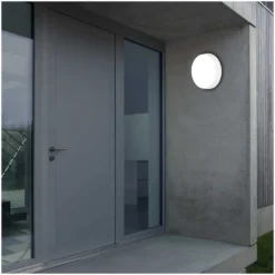 Brilo LED-Aussenleuchte Hagen Weiss Ø 270 Mm / 1 X LED / 24 W 7 Brilo LED-Aussenleuchte Hagen Weiss Ø 270 Mm / 1 X LED / 24 W -Lampen & Leuchten affär 566579 3