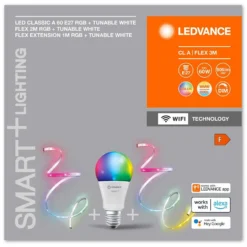 Ledvance Smart+ Leuchtmittel Wifi Classic E27 / 9 W Inkl. 2 X LED-Lichtstreifen -Lampen & Leuchten affär 568133 3