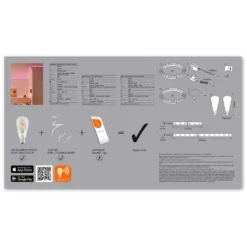 Ledvance Smart+ Leuchtmittel Wifi Filament Edison E27 Inkl. 2x LED-Lichtstreifen -Lampen & Leuchten affär 568134 4