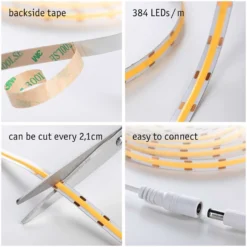 Paulmann LED-Strip-Set SimpLED COB Warmweiss 7 W / Länge 1,5 M -Lampen & Leuchten affär 568678 5