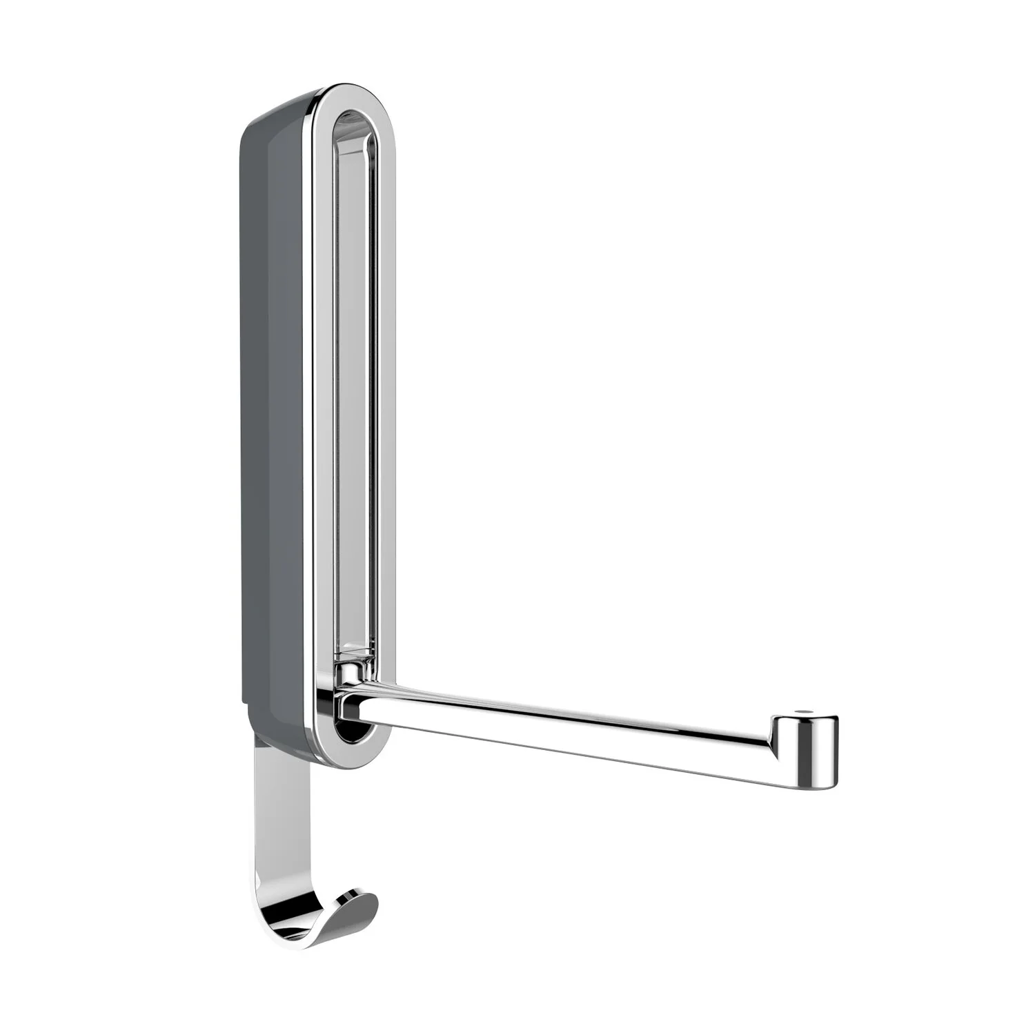 Wenko Klapphaken Premium Sigma Stahlgrau Höhe 18 Cm 1 Wenko Klapphaken Premium Sigma Stahlgrau Höhe 18 Cm