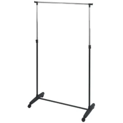 Wenko Kleiderständer Mikey Chrom-Schwarz Breite 90 Cm