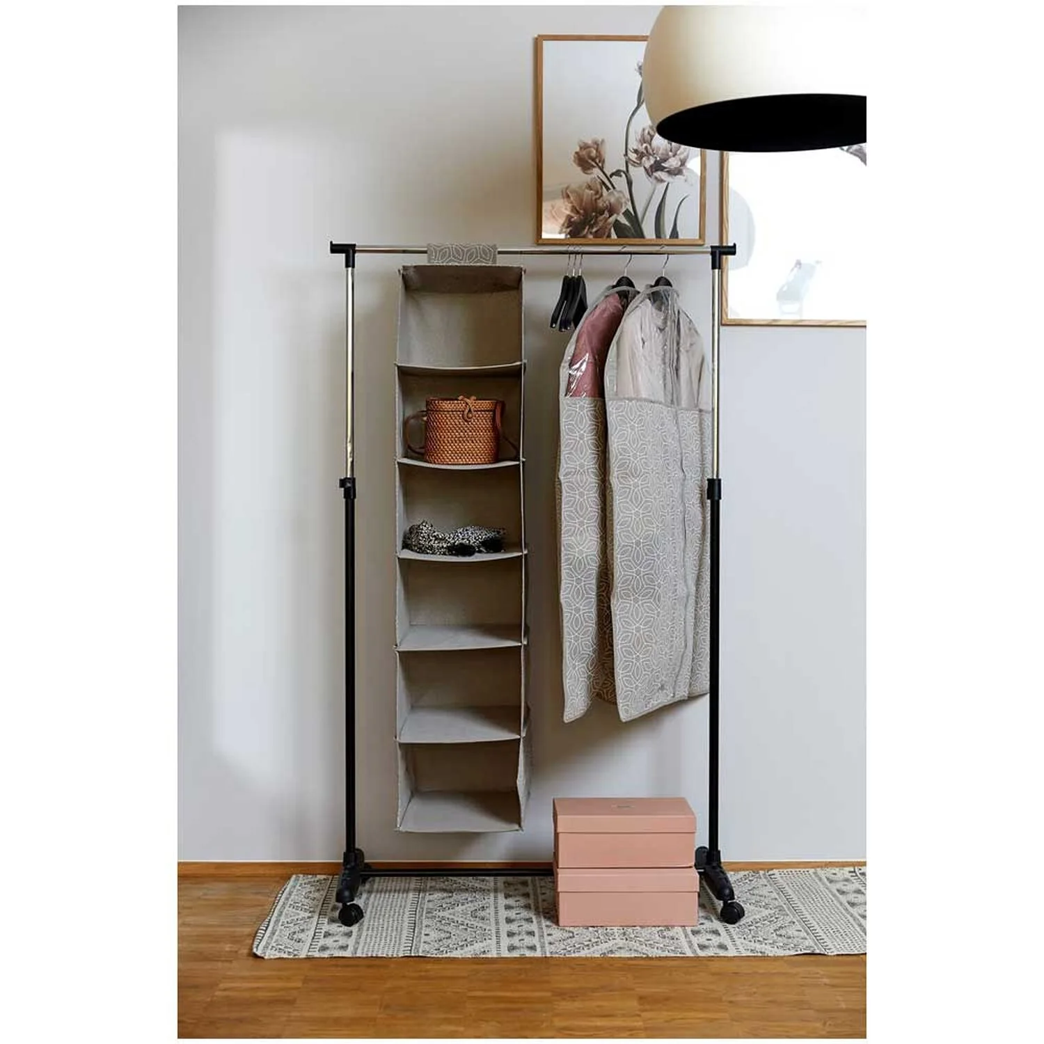 Wenko Kleiderständer Mikey Chrom-Schwarz Breite 90 Cm 11 Wenko Kleiderständer Mikey Chrom-Schwarz Breite 90 Cm – Bild 11