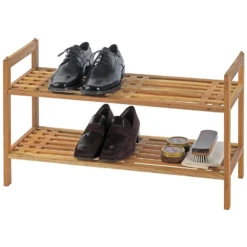 Wenko Schuhregal Norway Holz (HxBxT) 40,5 X 69 X 27 Cm -Lampen & Leuchten affär 569650 2