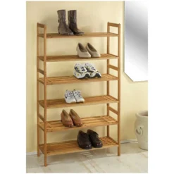 Wenko Schuhregal Norway Holz (HxBxT) 40,5 X 69 X 27 Cm -Lampen & Leuchten affär 569650 4