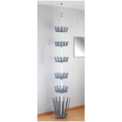 Wenko Teleskop-Schuh- Und Stiefelregal Achilles Ø 30 Cm / Höhe 100 - 300 Cm -Lampen & Leuchten affär 569829 4