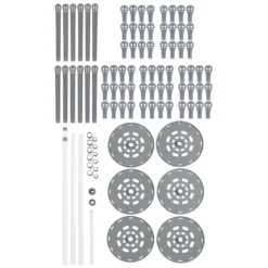 Wenko Teleskop-Schuh- Und Stiefelregal Achilles Ø 30 Cm / Höhe 100 - 300 Cm -Lampen & Leuchten affär 569829 8