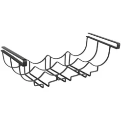 Wenko Flaschen- Und Gläserhalter Metall Schwarz Breite 43 Cm