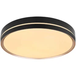 Globo LED-Deckenleuchte Manni 1-flammig Schwarz 40 W / 1'850 Lm -Lampen & Leuchten affär 570512 6