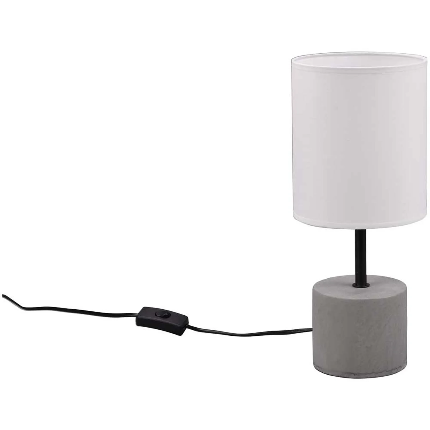 Reality Tischleuchte Ben E14 Grau / Weiss 1 Reality Tischleuchte Ben E14 Grau / Weiss