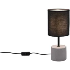 Reality Tischleuchte Ben E14 Grau / Schwarz