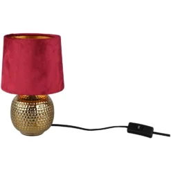 Reality Tischleuchte Sophia Gold / Rot (HxBxT) 26 X 16 X 26 Cm -Lampen & Leuchten affär 571138 2