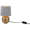 Reality Tischleuchte Sophia Gold / Grau (HxBxT) 26 X 16 X 26 Cm