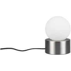 Reality Tischleuchte Countess E14 Matt Nickel / Weiss