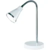 Reality LED-Tischleuchte Arras Weiss Höhe 47 Cm / Breite 11,5 Cm