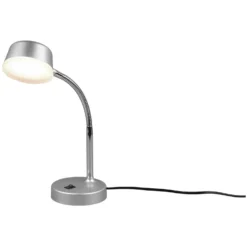 Reality LED-Tischlampe Kiko Titanfarben Ø 12 Cm / Höhe 34 Cm