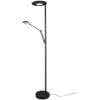 Trio LED-Stehleuchte Barrie Schwarz 32 W / 6 W / 3'700 Lm / 700 Lm
