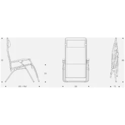 Lafuma Mobilier Relaxsessel RSXA Clip Batyline® Seigle II -Lampen & Leuchten affär 572903 6