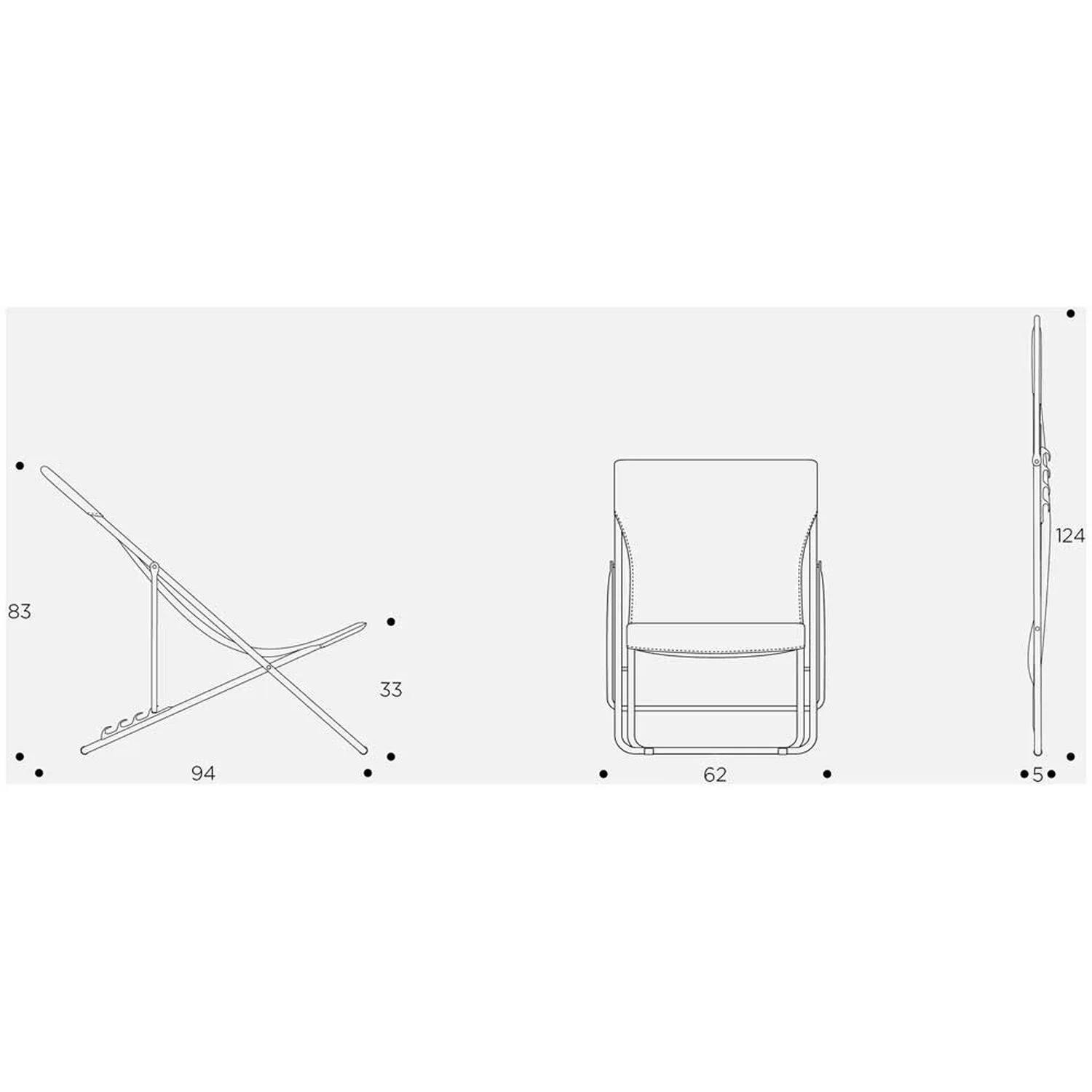 Lafuma Mobilier Liegestuhl Maxi Transat Batyline® CB Seigle II 4 Lafuma Mobilier Liegestuhl Maxi Transat Batyline® CB Seigle II – Bild 4