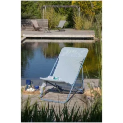 Lafuma Mobilier Liegestuhl Maxi Transat Batyline® CB Ciel -Lampen & Leuchten affär 572909 6