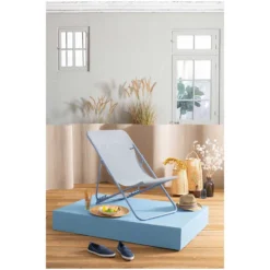 Lafuma Mobilier Liegestuhl Maxi Transat Batyline® CB Ciel -Lampen & Leuchten affär 572909 7