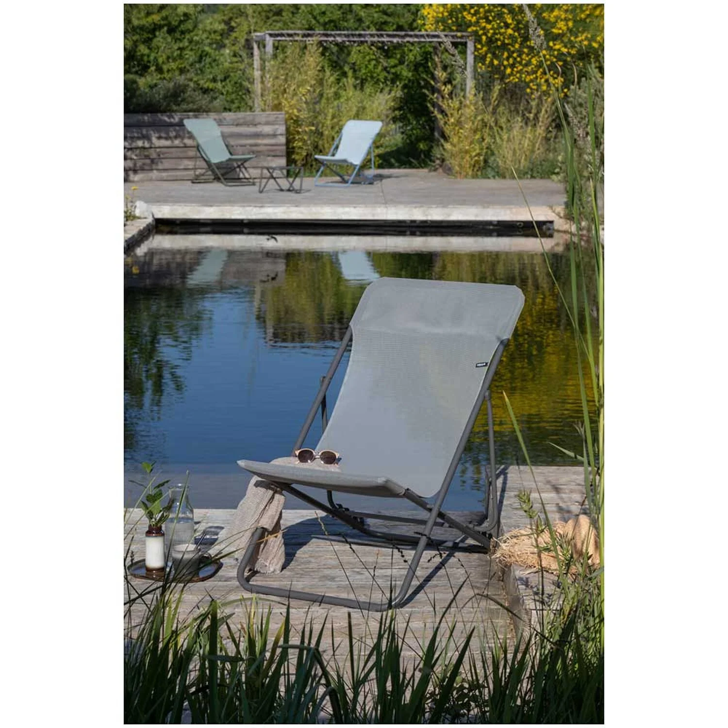 Lafuma Mobilier Liegestuhl Maxi Transat Batyline® Terre 6 Lafuma Mobilier Liegestuhl Maxi Transat Batyline® Terre – Bild 6