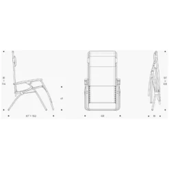 Lafuma Mobilier Relaxsessel RT2 Batyline® Seigle II -Lampen & Leuchten affär 572913 5