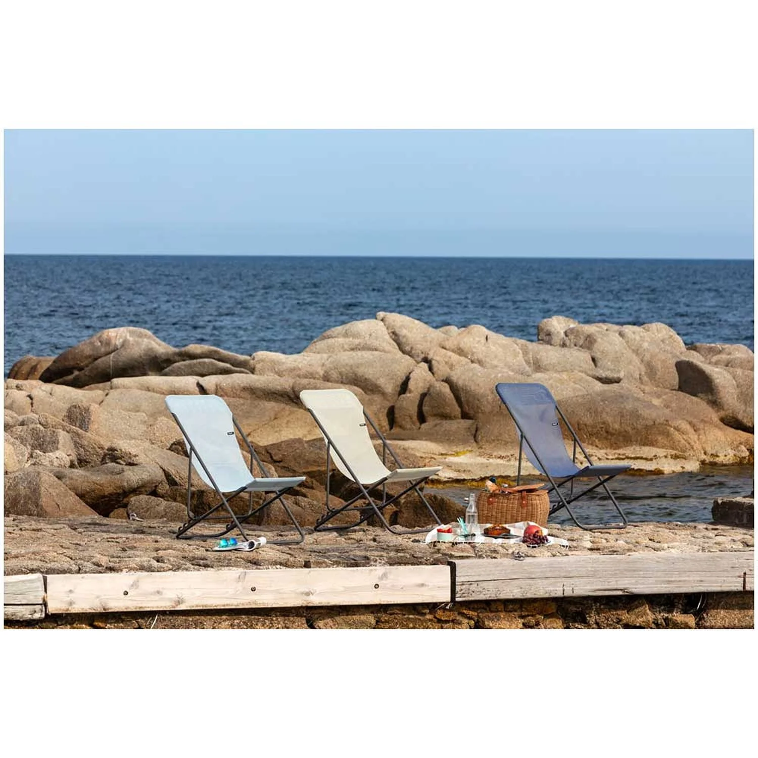 Lafuma Mobilier Liegestuhl Transat UBE2 Batyline® Ciel 4 Lafuma Mobilier Liegestuhl Transat UBE2 Batyline® Ciel – Bild 4