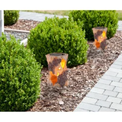 Globo LED-Solaraussenleuchte Baumstamm 0,06 W / 3'000 K 8 Globo LED-Solaraussenleuchte Baumstamm 0,06 W / 3'000 K -Lampen & Leuchten affär 573214 4