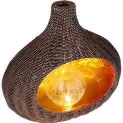 Globo LED-Solaraussenleuchte Skulptur Kunststoff Braun 0,06 W / 3'000 K -Lampen & Leuchten affär 573256 7