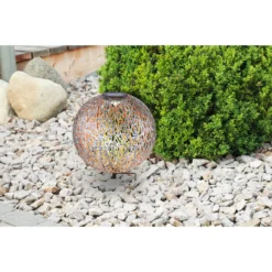 Globo LED-Solarleuchte Kugel Rustikal Mit Dekorstanzungen Ø 27 Cm 13 Globo LED-Solarleuchte Kugel Rustikal Mit Dekorstanzungen Ø 27 Cm -Lampen & Leuchten affär 573296 3