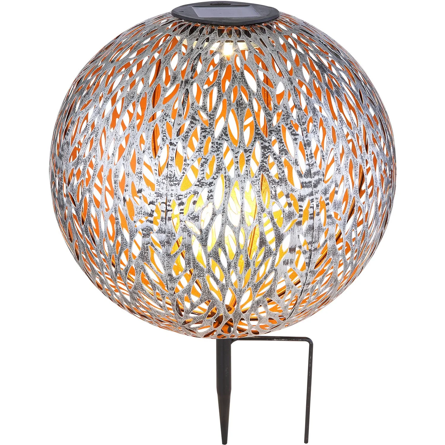 Globo LED-Solarleuchte Kugel Rustikal Mit Dekorstanzungen Ø 27 Cm 10 Globo LED-Solarleuchte Kugel Rustikal Mit Dekorstanzungen Ø 27 Cm – Bild 10