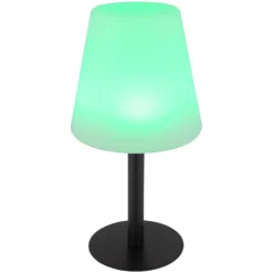 Globo LED-Solarleuchte 8-flammig RGBW Schwarz Matt Ø 15 Cm / Höhe 30 Cm -Lampen & Leuchten affär 573772 5