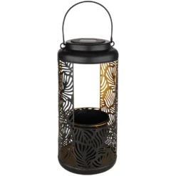 Globo LED-Solarleuchte 1-flammig Schwarz Matt Ø 15 Cm / Höhe 41 Cm -Lampen & Leuchten affär 573777 3