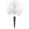 Globo LED-Solarleuchte 15-flammig Glas Ø 15 Cm / Höhe 25,5 Cm
