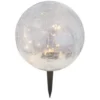 Globo LED-Solarleuchte 20-flammig Glas Ø 19,5 Cm / Höhe 29 Cm